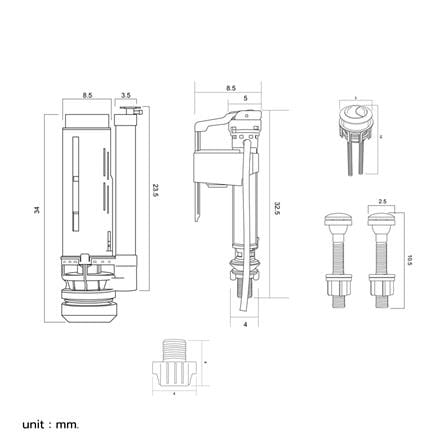 วาล์วครบชุด RASLAND RA SYS-2-311_1