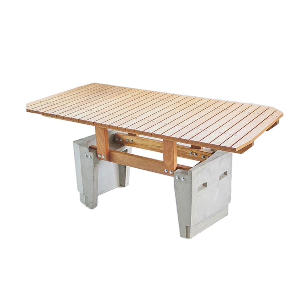 โต๊ะสนาม BUA DESIGN BUA STONE 1.0 TABLE ECO WOOD 150 ซม. สีไม้ธรรมชาติ