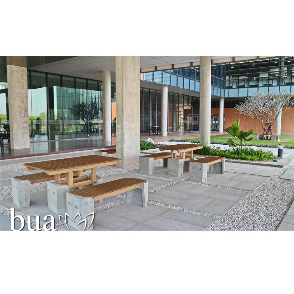 โต๊ะสนาม BUA DESIGN BUA STONE 1.0 TABLE ECO WOOD 150 ซม. สีไม้ธรรมชาติ