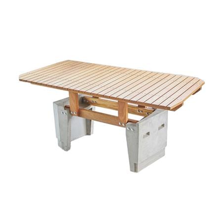 โต๊ะสนาม BUA DESIGN BUA STONE 1.0 TABLE ECO WOOD 150 ซม. สีไม้ธรรมชาติ