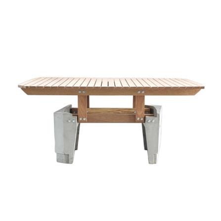 โต๊ะสนาม BUA DESIGN BUA STONE 1.0 TABLE ECO WOOD 150 ซม. สีไม้ธรรมชาติ_1