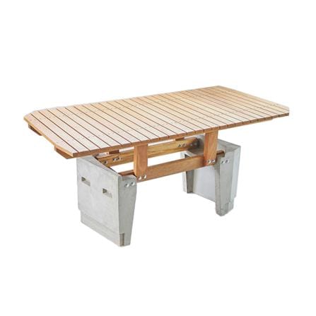 โต๊ะสนาม BUA DESIGN BUA STONE 1.0 TABLE ECO WOOD 150 ซม. สีไม้ธรรมชาติ_2