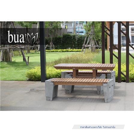 โต๊ะสนาม BUA DESIGN BUA STONE 1.0 TABLE ECO WOOD 150 ซม. สีไม้ธรรมชาติ_4