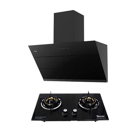 เตาฝัง+เครื่องดูดควัน TECNOPLUS SET HB207141+90SLO...