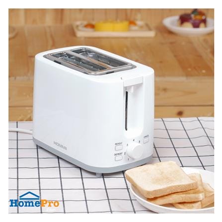 เครื่องปิ้งขนมปัง HOMMII TO-1912 สีขาว_3