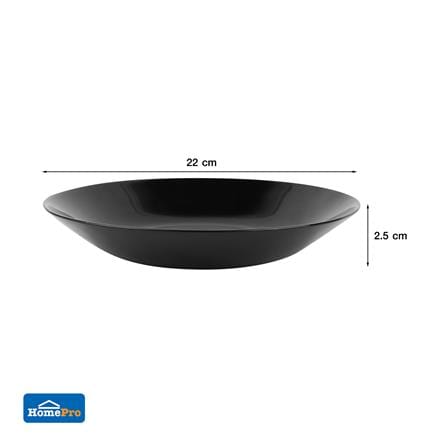 จานตื้น OPAL GLASS 8.5 นิ้ว KECH ONIX_4