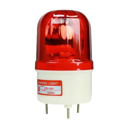 ไฟเตือนแบบหมุน DEXZON 4 นิ้ว AC 220 โวลต์ 10 วัตต์ สีแดง_1