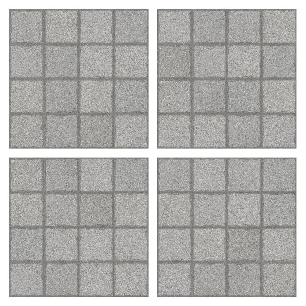 กระเบื้องพื้นพอร์ซเลน  40x40 ซม. TARA แมนโด้ เทา A 0.96 ตร.ม.