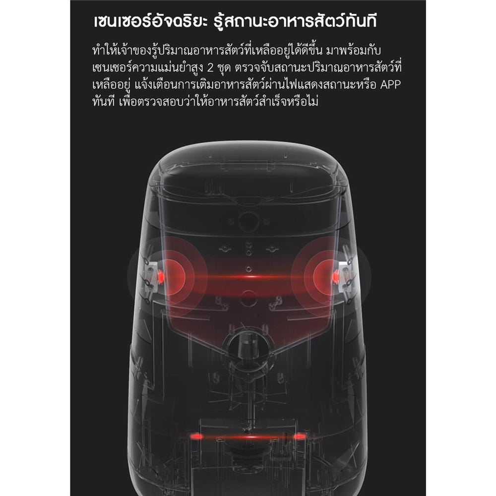 เครื่องให้อาหารสัตว์เลี้ยงอัตโนมัติ PETONEER NUTRI VISION 3.7 ลิตร