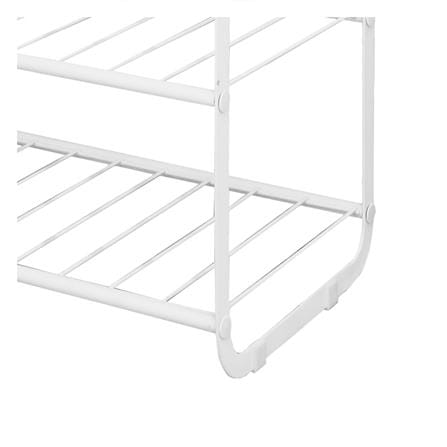 ชั้นวางรองเท้า 3 ชั้น STACKO FLEXI ท็อปไม้สีไวท์โอ๊ค 60x30x68 ซม. สีขาว_3