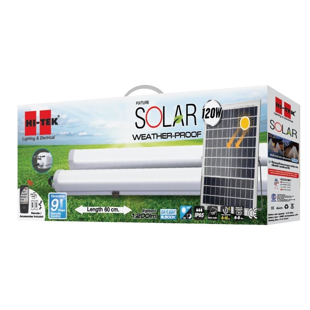 รางนีออน SOLAR HI-TEK HFSLT0120D 120 วัตต์ DAYLIGHT สีขาว