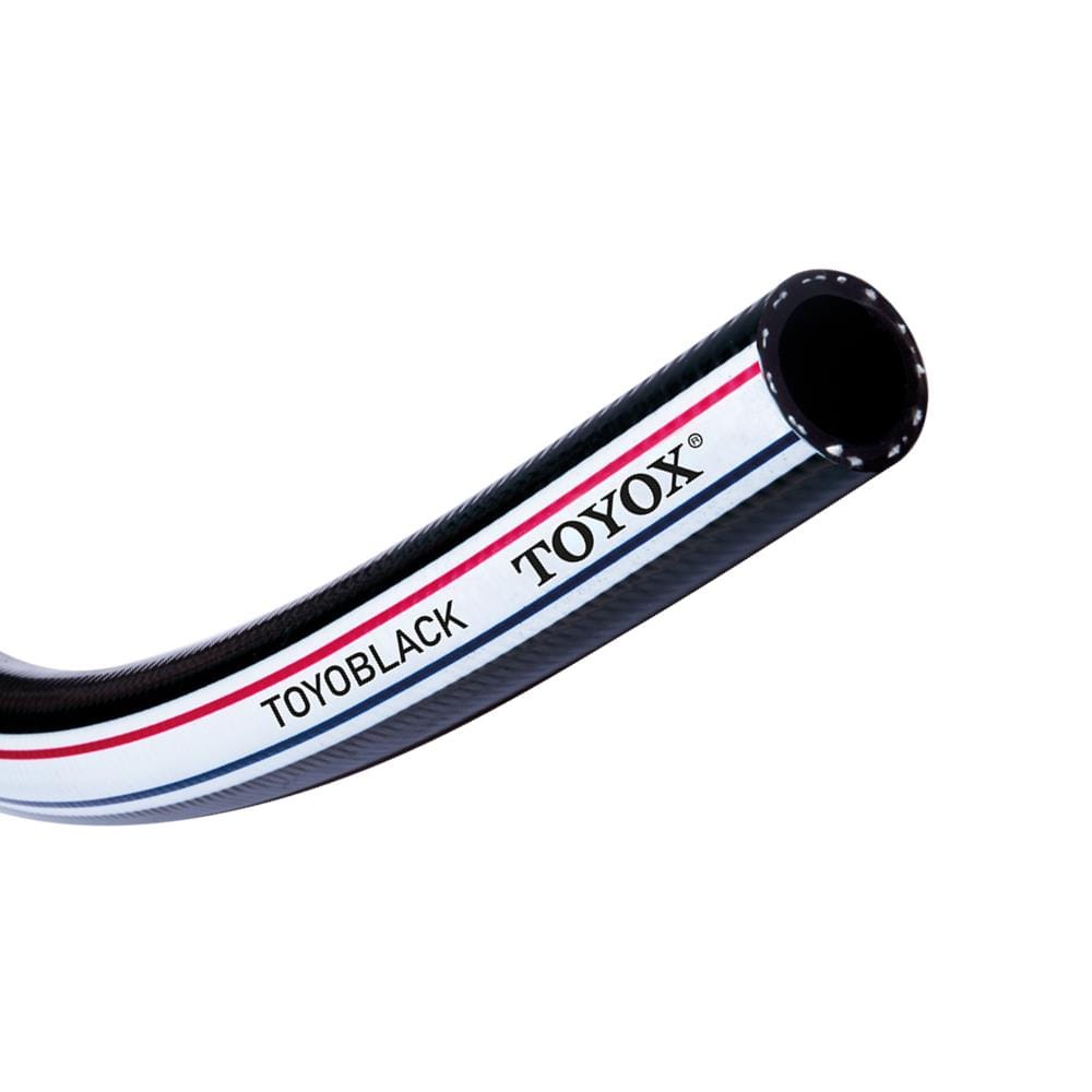 สายยางม้วน PVC TOYOX 5/16 นิ้ว 20 ม. สีดำ