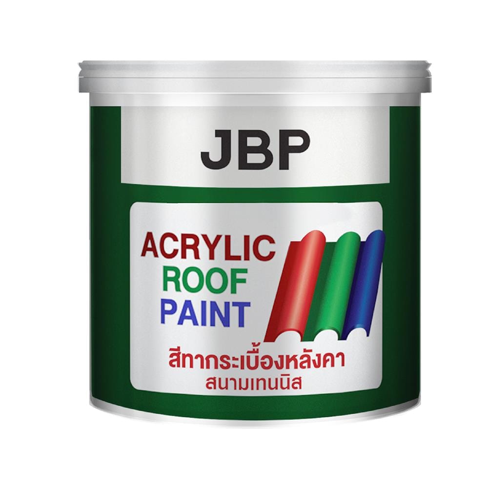 สีทาหลังคา JBP 9921 สีเขียวมรกต กึ่งเงา 1 แกลลอน