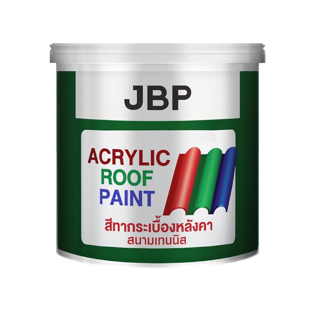 สีทาหลังคา JBP 9942 สีแดงโกเมน กึ่งเงา 1 แกลลอน