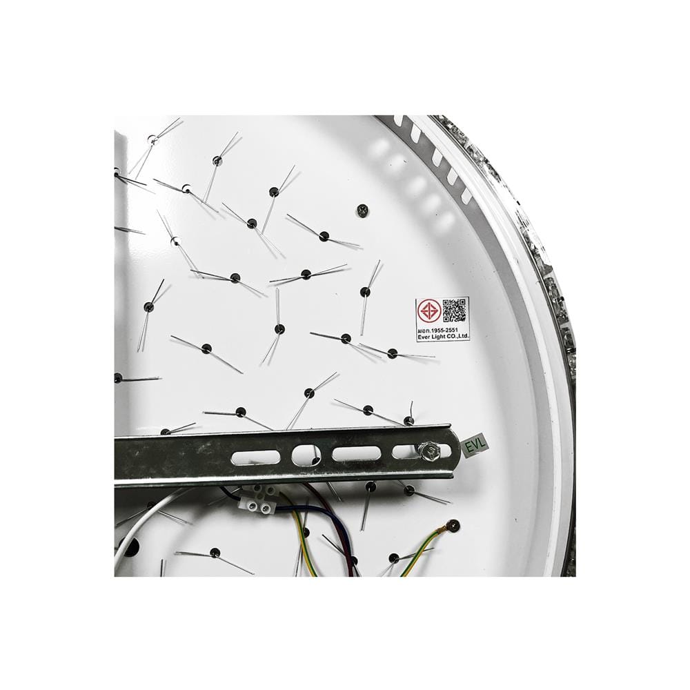 ไฟถาด LED EVL CFC-11063 80 วัตต์ DAYLIGHT/COOL WHITE/WARM WHITE สีเงิน/ใส 1 หัว