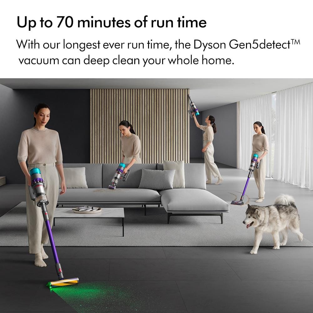 เครื่องดูดฝุ่นแบบด้าม DYSON SV23 GEN5 DETECT สีม่วง