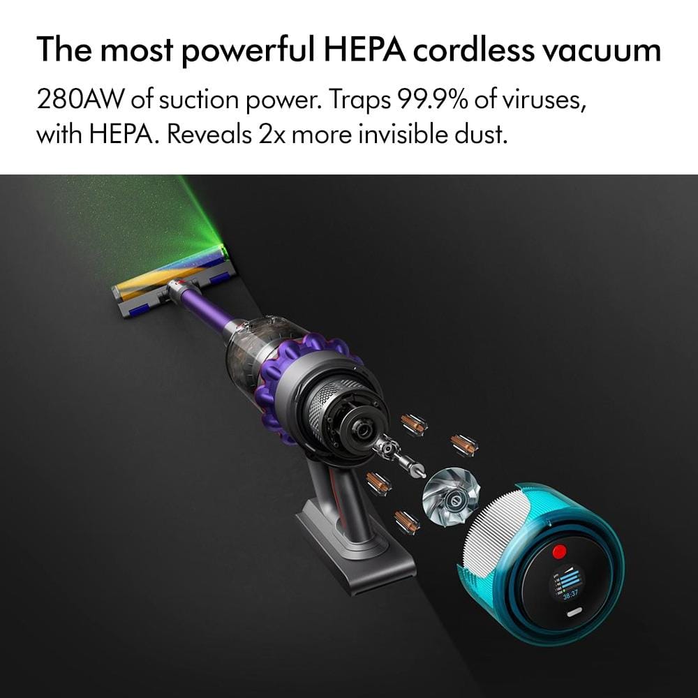 เครื่องดูดฝุ่นแบบด้าม DYSON SV23 GEN5 DETECT สีม่วง