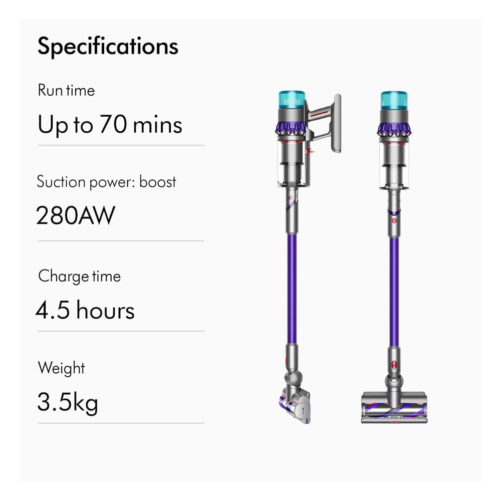 เครื่องดูดฝุ่นแบบด้าม DYSON SV23 GEN5 DETECT สีม่วง