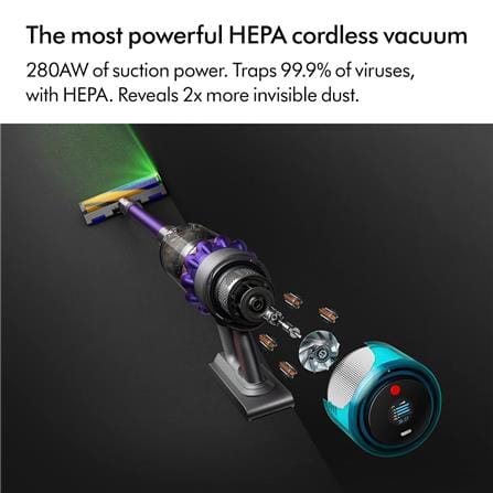 เครื่องดูดฝุ่นแบบด้าม DYSON SV23 GEN5 DETECT สีม่วง_7