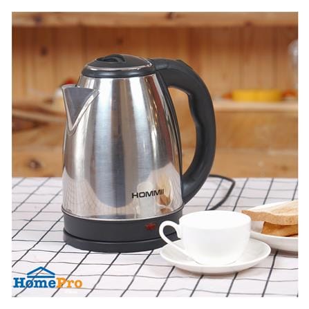 กาต้มน้ำไฟฟ้า HOMMII HSH-11 สีเงิน_4