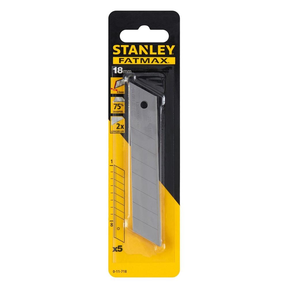 ใบมีดคัตเตอร์ STANLEY FATMAX 18 มม. 5 ใบ