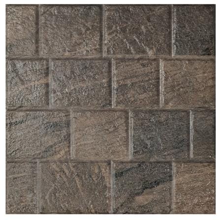 กระเบื้องคอนกรีตปูพื้น DURAONE UVT TITAN ROCK 40X40 ซม. สีแอชบราวน์