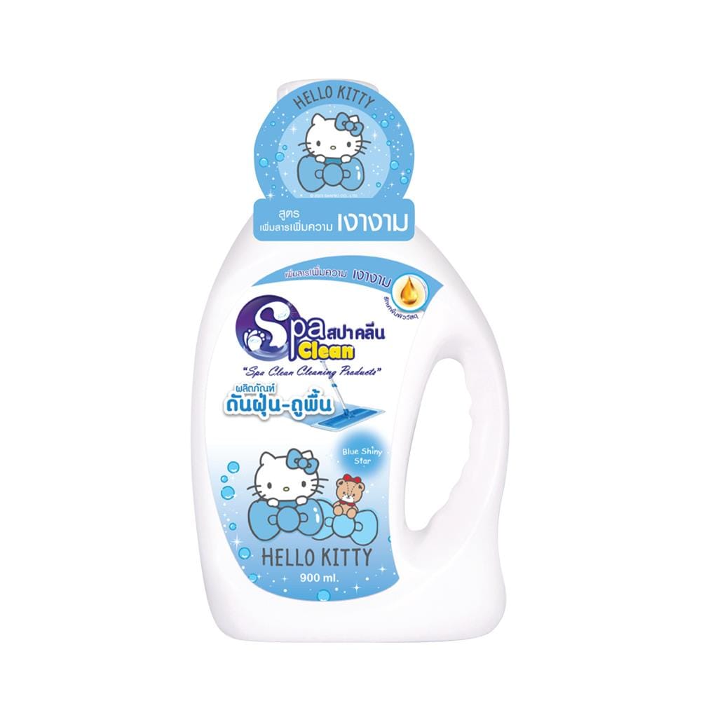 น้ำยาดันฝุ่นพื้นผิวทั่วไป SPACLEAN HELLO KITTY 900 มล. BLUE SHINY STAR