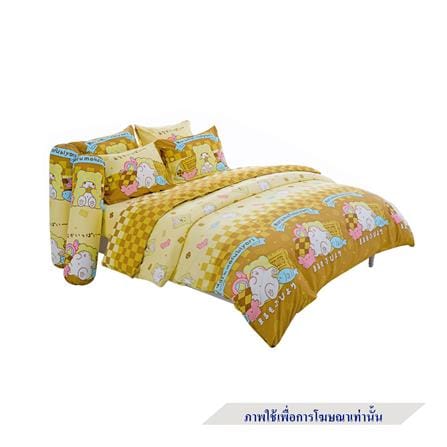 ชุดผ้าปูที่นอน 6 ฟุต 6 ชิ้น FOUNTAIN MARUMO 70209-FTC129