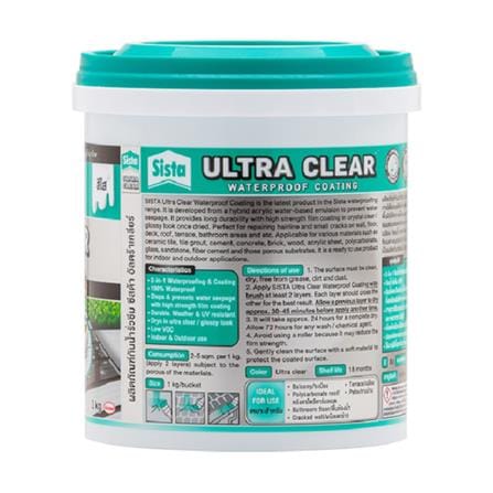 อะคริลิกกันซึม SISTA ULTRACLEAR 1 กก. สีใส_2