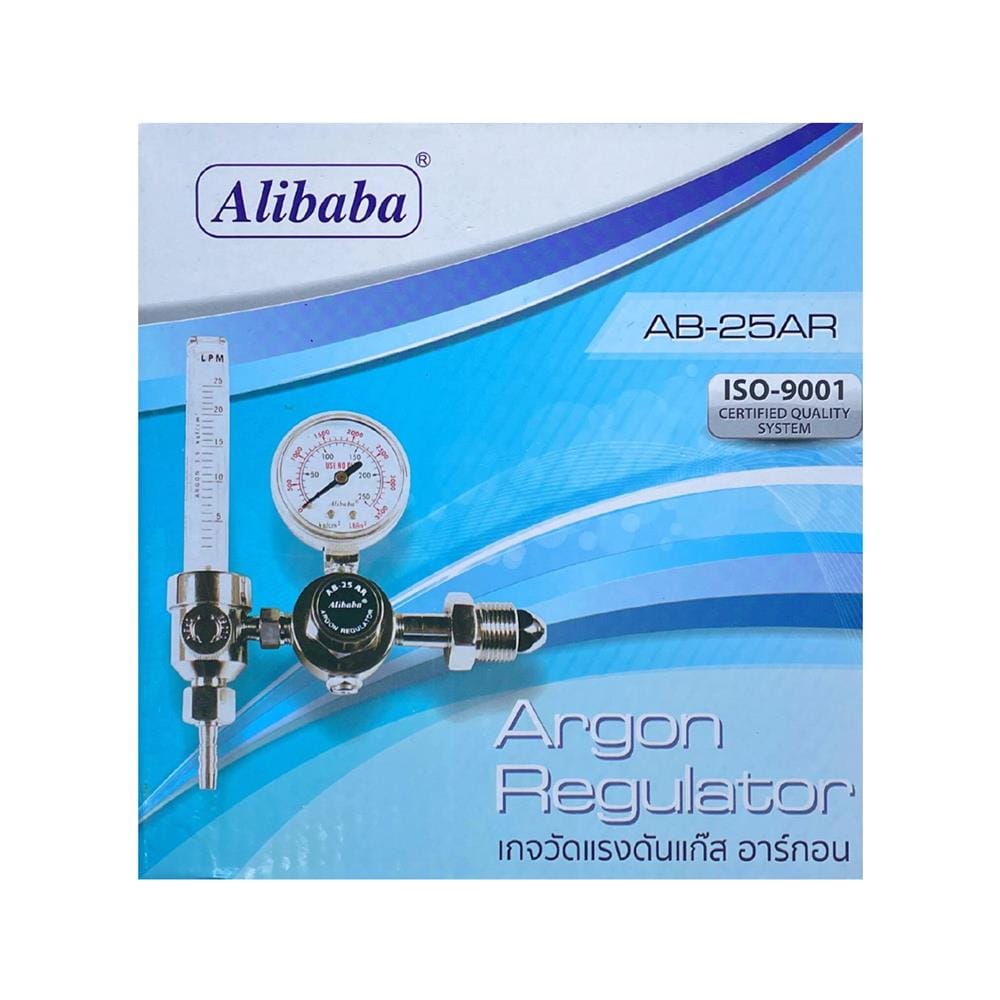 เกจ์วัดแรงดันแก๊สอาร์กอน ALIBABA AB-25AR 2 นิ้ว