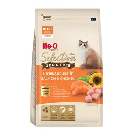 อาหารแมว MEO GOLD SELECTION GRAIN FREE SALMON AND CHICKEN 1.2 กก._0