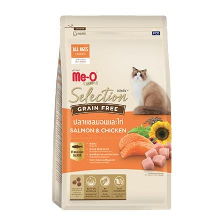 อาหารแมว MEO GOLD SELECTION GRAIN FREE SALMON & CHICKEN 400 ก._0