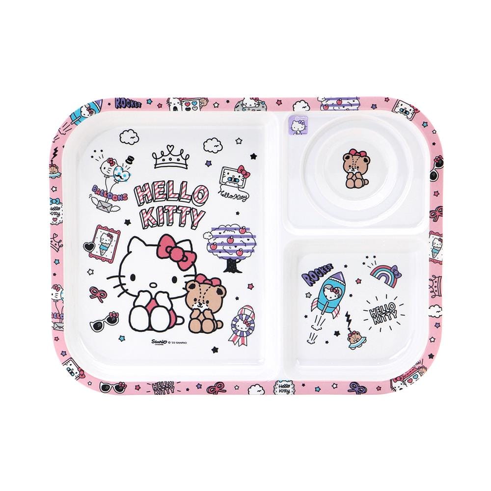 ถาดหลุมเมลามีน 10.5 นิ้ว SUPERWARE KITTY DREAM