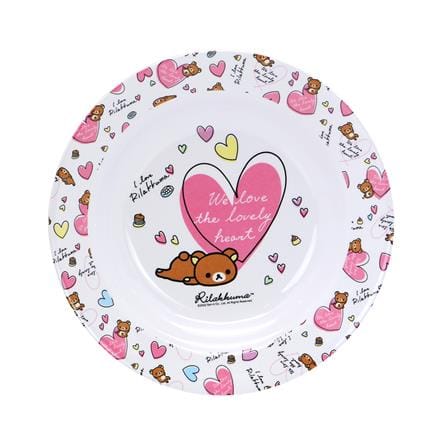 จานเมลามีนลึก 8 นิ้ว SUPERWARE RILAKKUMA LOVELY HEART_1