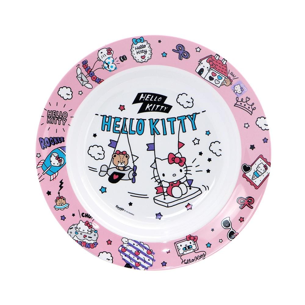 จานเมลามีนลึก 9 นิ้ว SUPERWARE KITTY DREAM