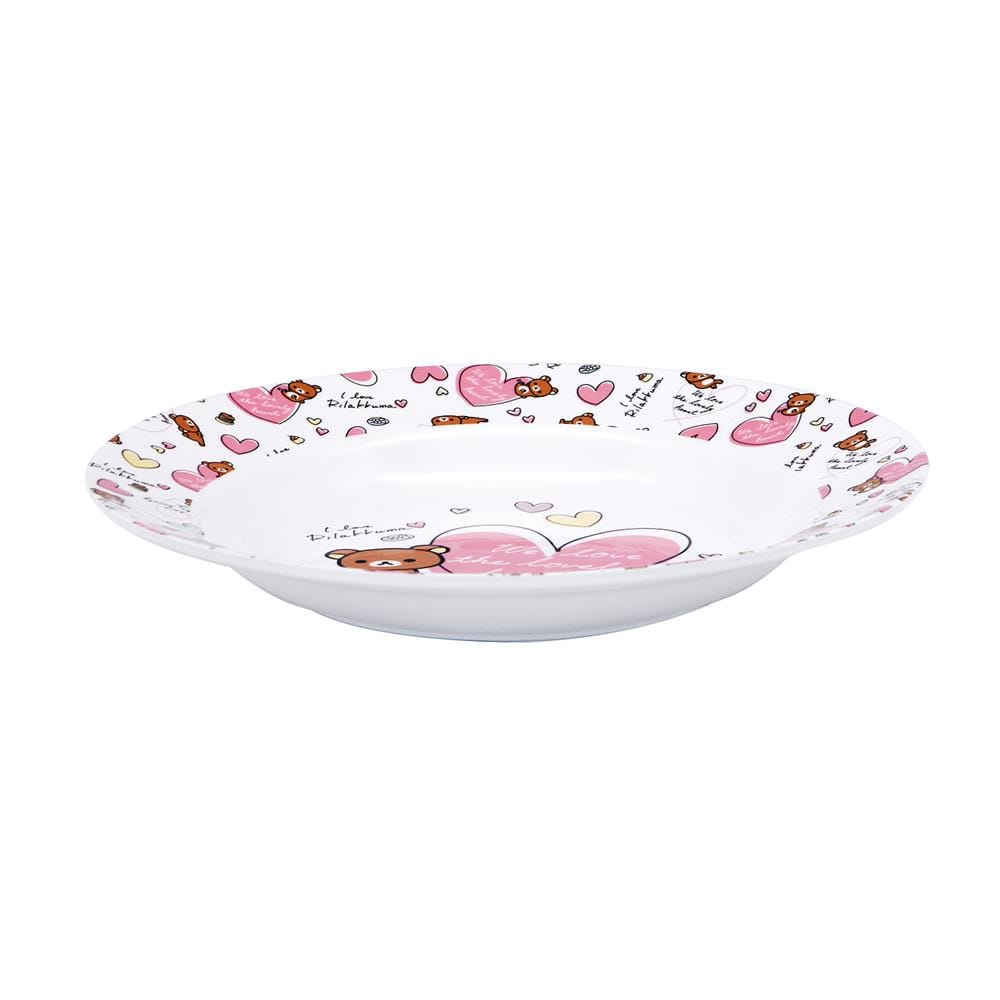 จานเมลามีนลึก 9 นิ้ว SUPERWARE RILAKKUMA LOVELY HEART
