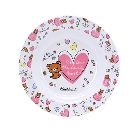 จานเมลามีนลึก 9 นิ้ว SUPERWARE RILAKKUMA LOVELY HEART_1