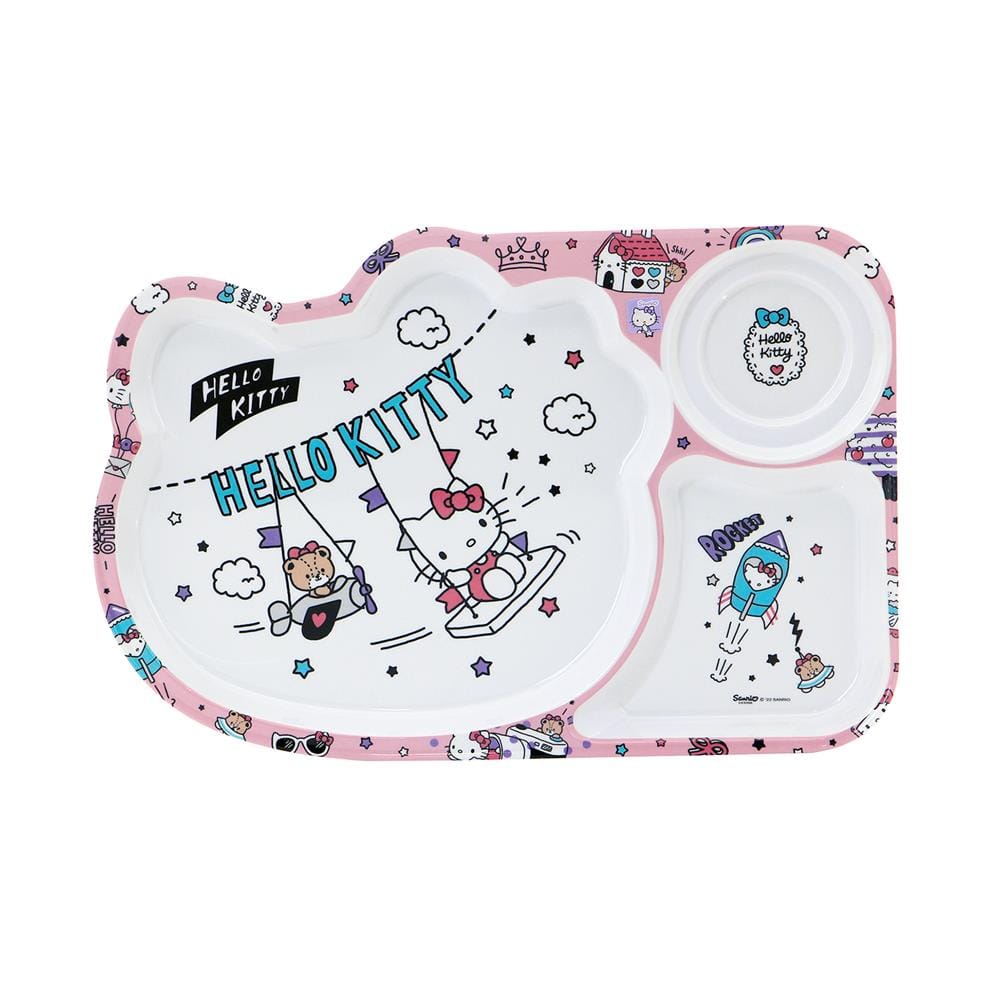 ถาดหลุมเมลามีน 12 นิ้ว SUPERWARE KITTY DREAM