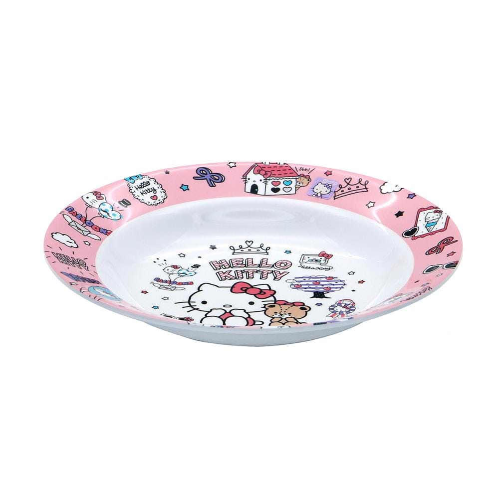 จานเมลามีนลึก 8 นิ้ว SUPERWARE KITTY DREAM