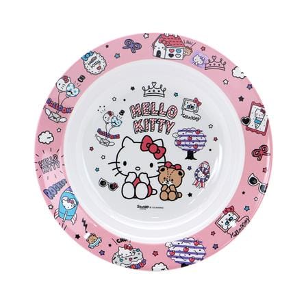 จานเมลามีนลึก 8 นิ้ว SUPERWARE KITTY DREAM_2