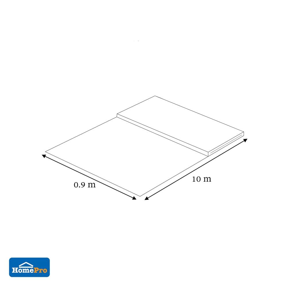 พลาสติกคลุมวัชพืช SPRING 0.9X10 ม. สีดำ