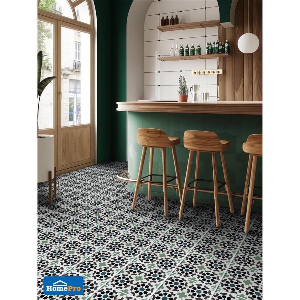 กระเบื้องพื้นพอร์ซเลน 20x20 ซม. TARA คลาสสิค มัลติคัลเลอร์ A 1 ตร.ม.