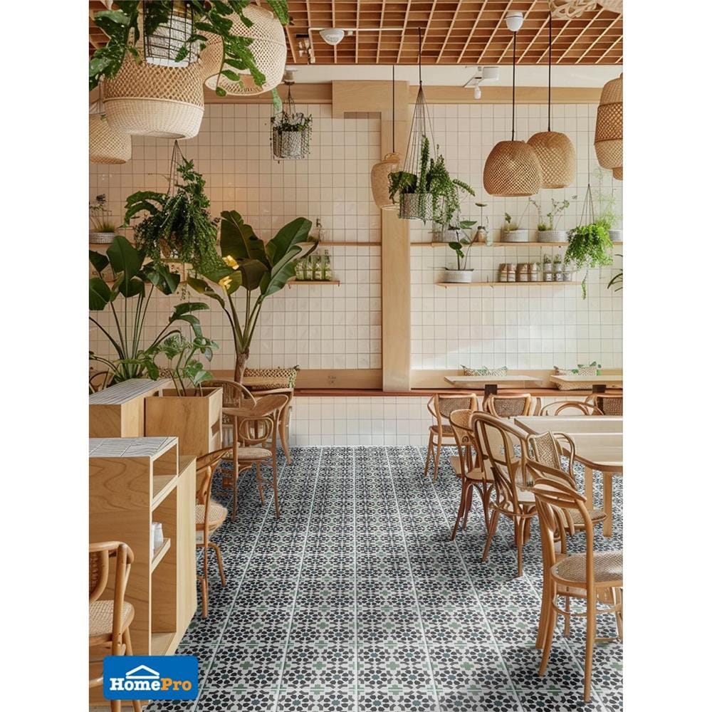 กระเบื้องพื้นพอร์ซเลน 20x20 ซม. TARA คลาสสิค มัลติคัลเลอร์ A 1 ตร.ม.