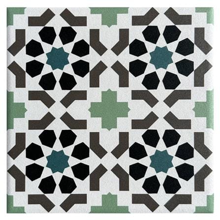 กระเบื้องพื้นพอร์ซเลน 20x20 ซม. TARA คลาสสิค มัลติคัลเลอร์ A 1 ตร.ม._0