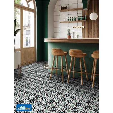 กระเบื้องพื้นพอร์ซเลน 20x20 ซม. TARA คลาสสิค มัลติคัลเลอร์ A 1 ตร.ม._6
