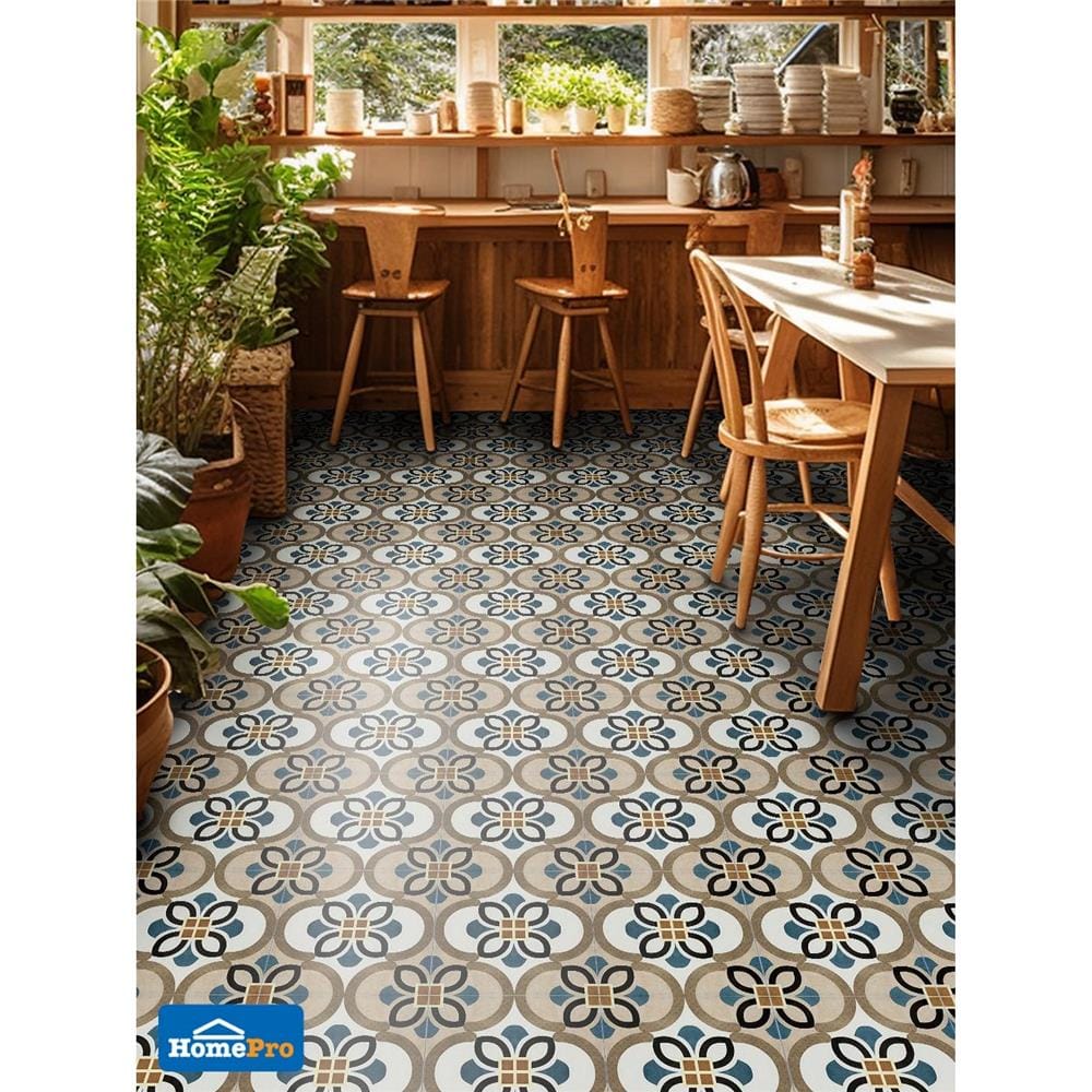 กระเบื้องพื้น 20x20 ซม. TARA ไคโอไลต์ มัลติคัลเลอร์ 1 ตร.ม.