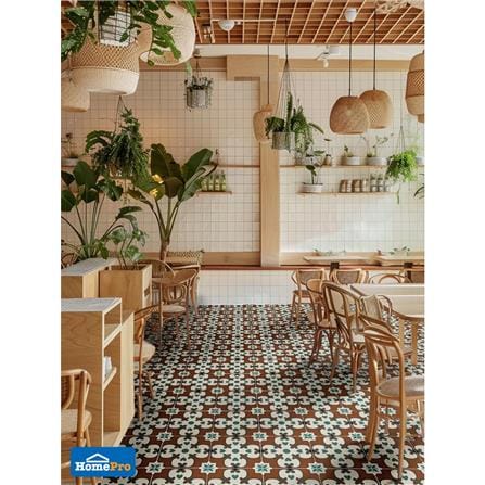 กระเบื้องพื้นพอร์ซเลน 20x20 ซม. TARA แฮชเซล มัลติคัลเลอร์ A 1 ตร.ม._2