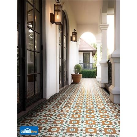 กระเบื้องพื้นพอร์ซเลน 20x20 ซม. TARA แฮชเซล มัลติคัลเลอร์ A 1 ตร.ม._5