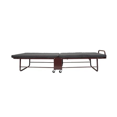 เตียงพับพร้อม TOPPER THAIBULL OLT235-75S สีเทา/น้ำตาล_1