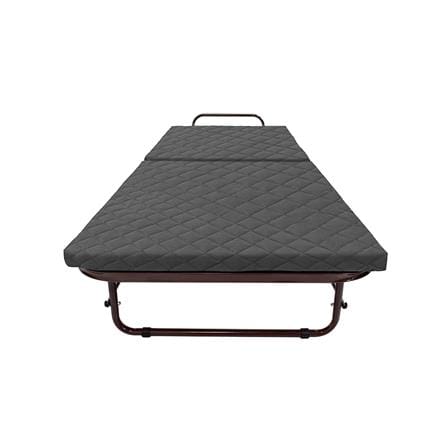 เตียงพับพร้อม TOPPER THAIBULL OLT235-75S สีเทา/น้ำตาล_2
